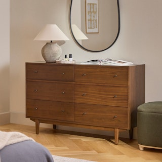 Cooper 6-Drawer Double Dresser - Walnut