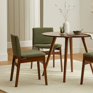 Nosh Dining Chair - Walnut and Hemlock Green thumbnail 2