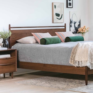 Lenia King Panel Bed - Walnut thumbnail 2